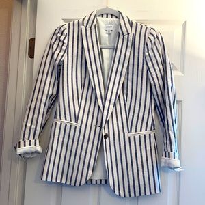 J. Crew linen blend blazer